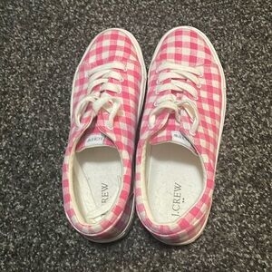 J.Crew Size 10 Canvas Sneakers Pink